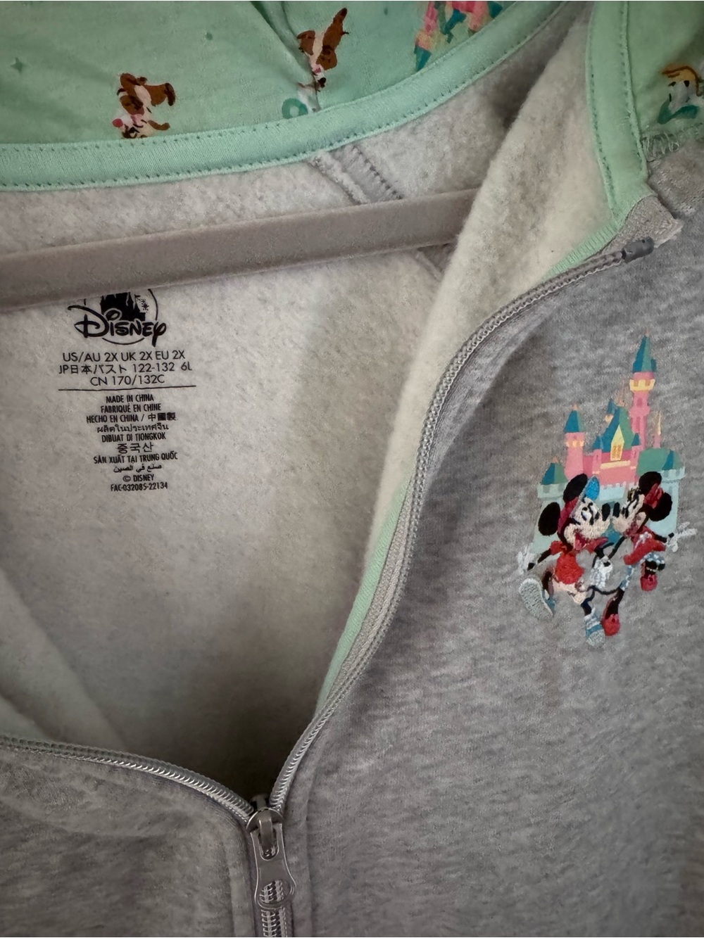 Disneyland Resort zip up hoodie - Picture 2 of 4